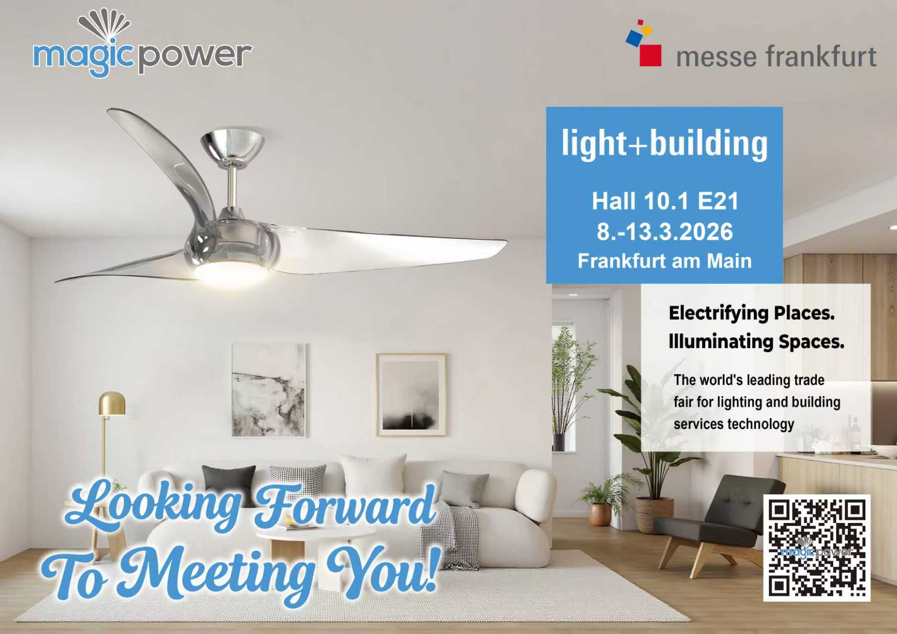 Meet magicpower at Light + Building 2026 in Frankfurt (Hall 10.1 E21)