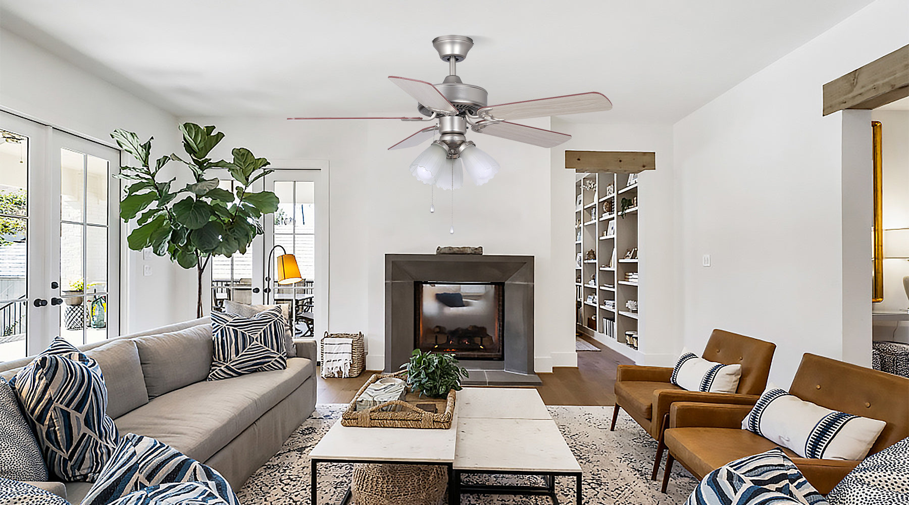 Correct steps for fan light installation