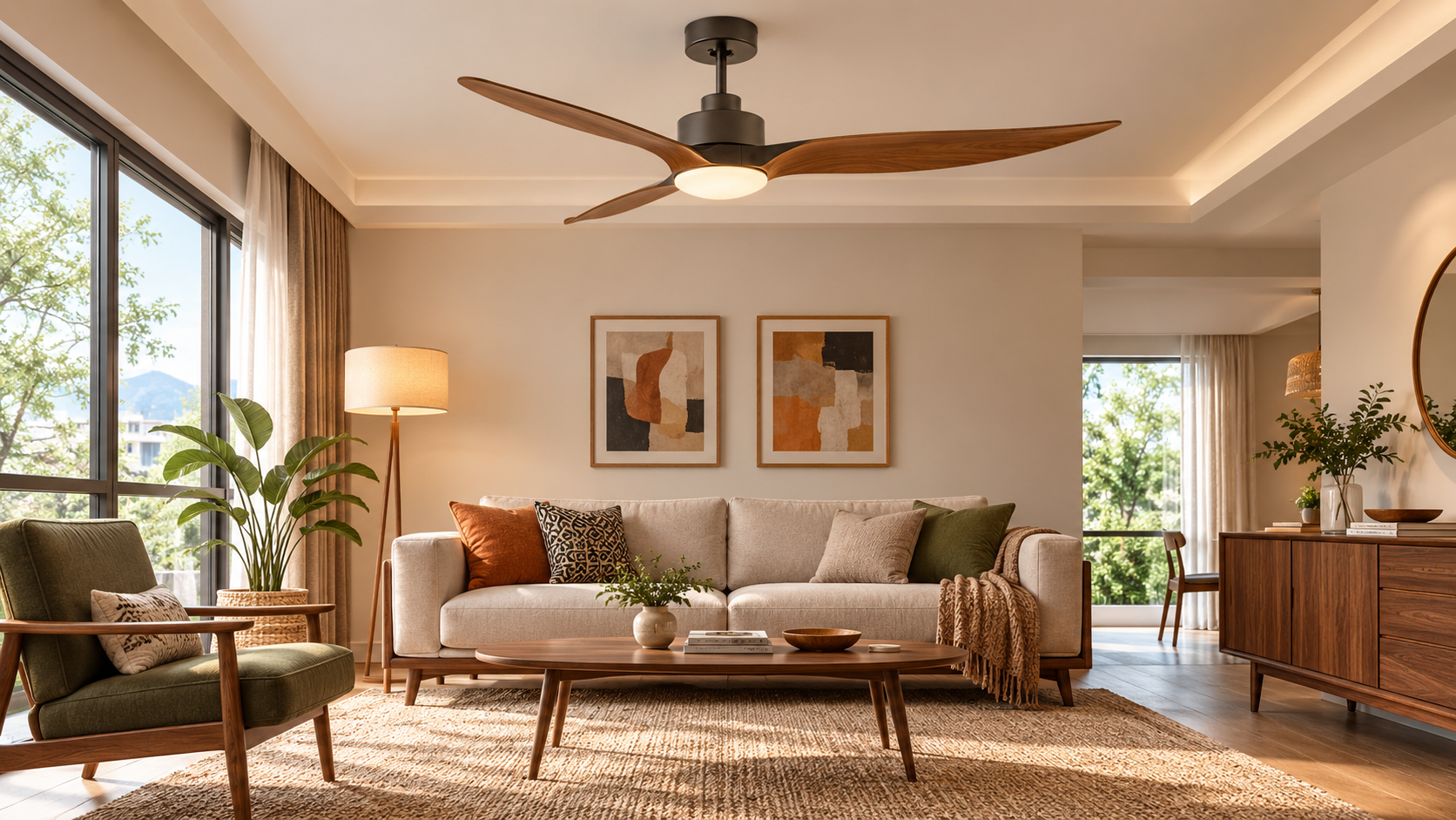 How to Pick the Perfect Ceiling Fan for Your Living Room