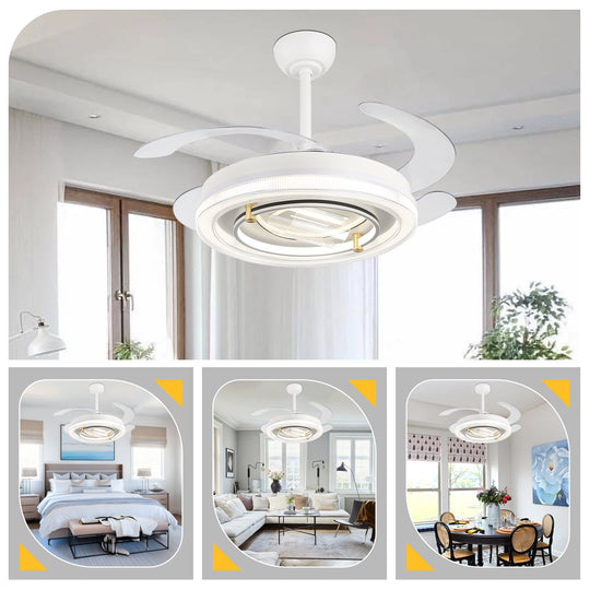 4E4A2929 4 Blades Indoor Remote Control Ceiling Fan