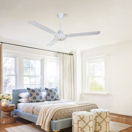 WL-B5622 Big Size 56 Inch White Modern Ceiling Fan
