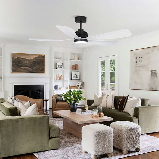 MGN25009 Modern White Remote Control Decorative Ceiling Fan