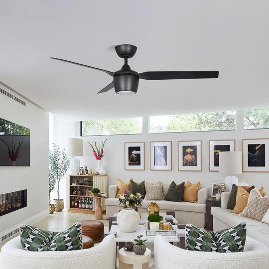 MGN25021 46 Inch Energy Saving Silent ABS Remote Control Ceiling Fan