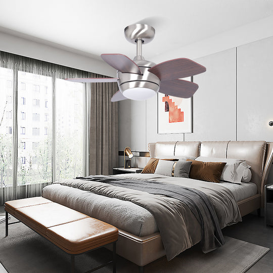 MGN24038-BN Mini Ceiling Fan With Light