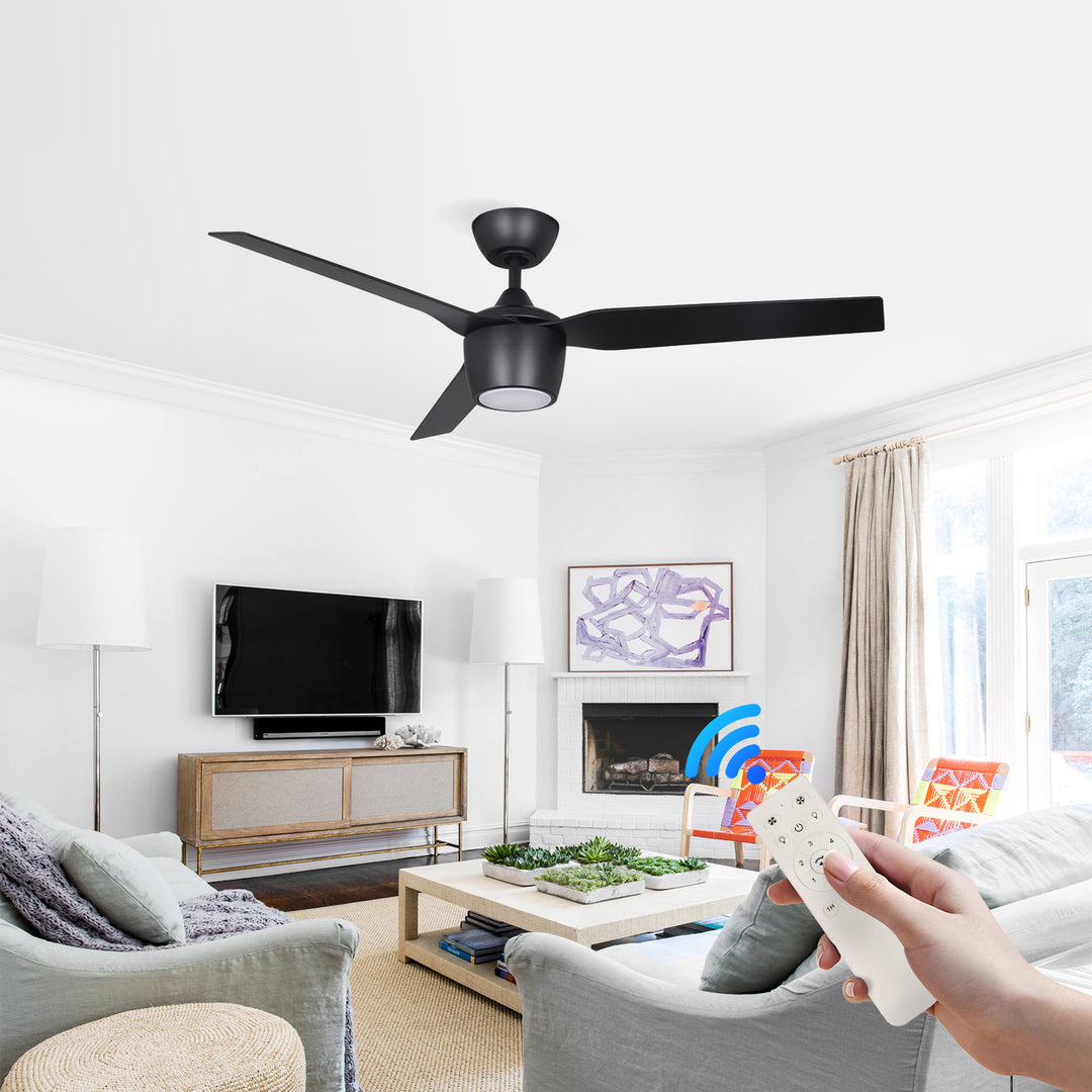 MGN25021 46 Inch Energy Saving Silent ABS Remote Control Ceiling Fan