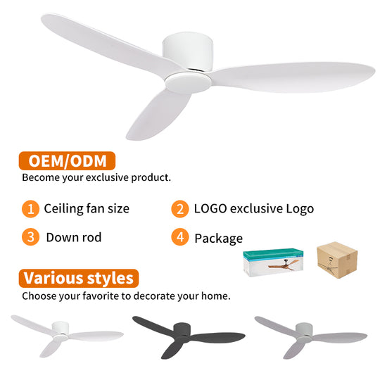 CF34809-WH Modern Decorative Indoor Ceiling Fan