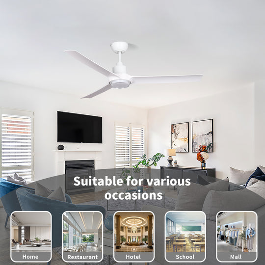 MGN25015-WH Decorative LED Ceiling Fan