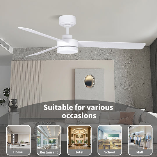 MGN25005-WH White 52 inch Remote Control Ceiling Fan