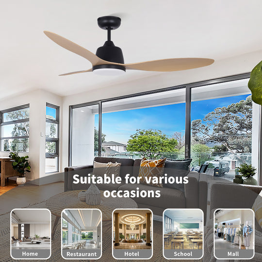 MGN25004 Remote Control Ceiling Fan With Light