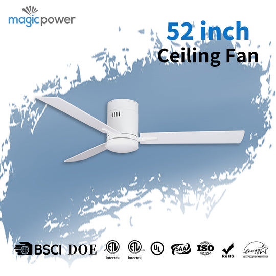 MGN25012 Flush Mout Wall Control Ceiling Fan