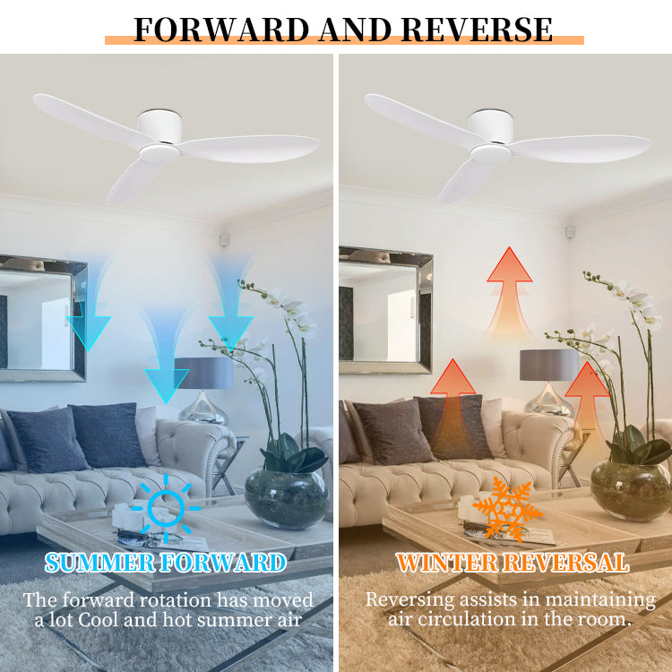 CF34809-WH Modern Decorative Indoor Ceiling Fan