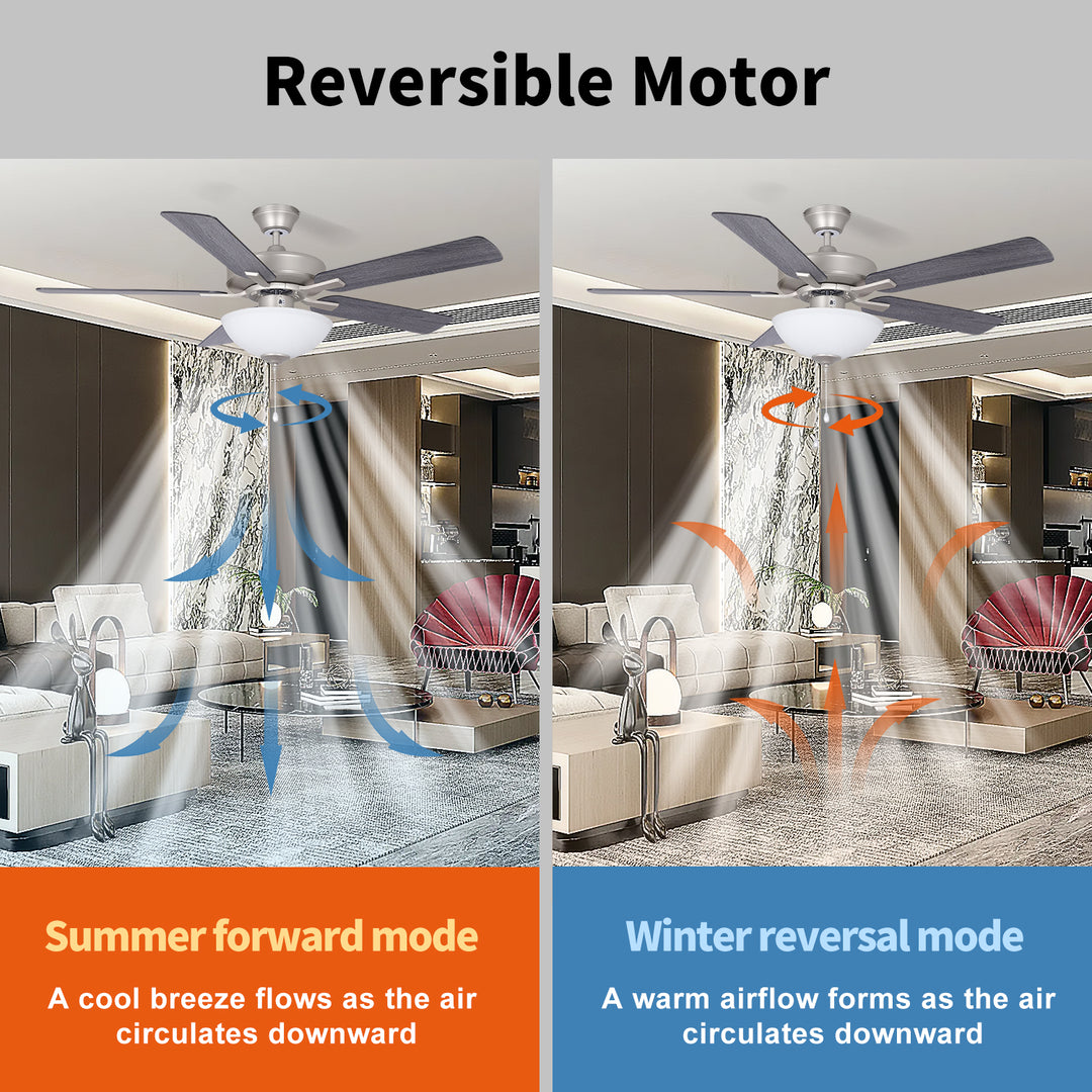 CF52878R Chandelier Ceiling Fan With Light