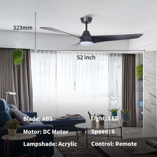 MGN25011 3 Blades Remote Control Ceiling Fan
