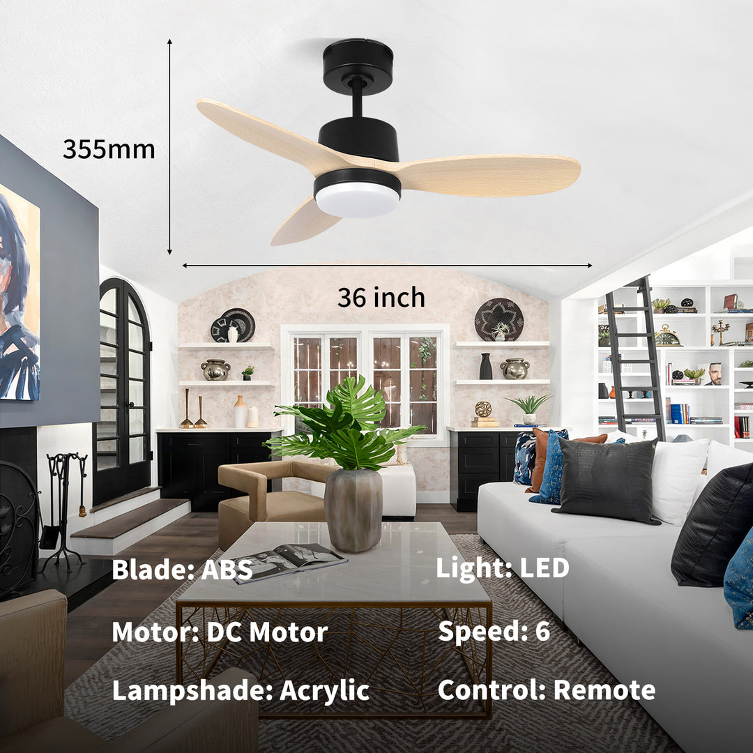 MGN24003 Mini Remote Control Ceiling Fan