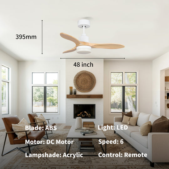 MGN26004 3 ABS Blades DC Motor LED Ceiling Fan