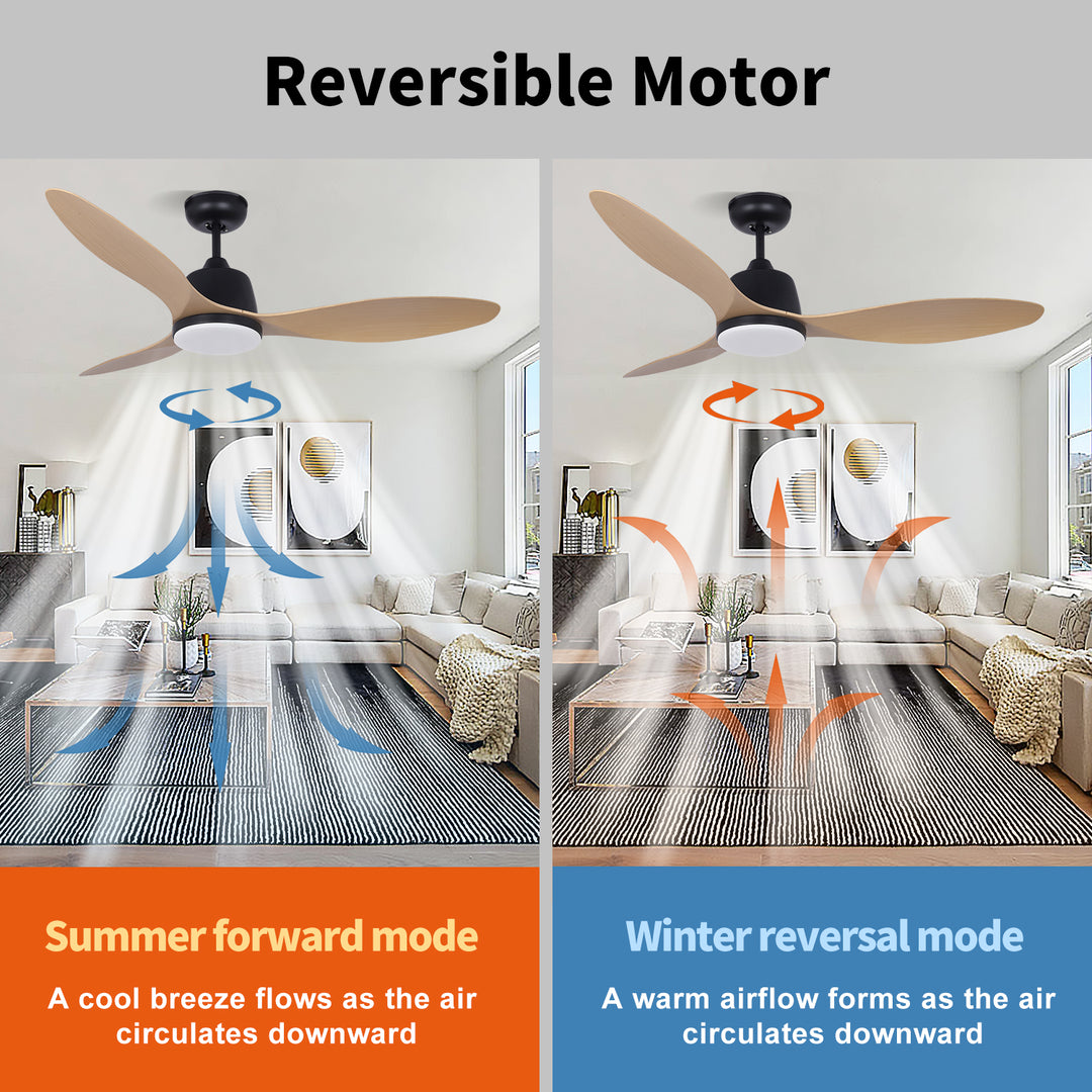 MGN25004 Remote Control Ceiling Fan With Light