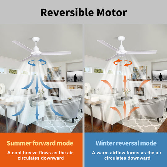 MGN25015-WH Decorative LED Ceiling Fan