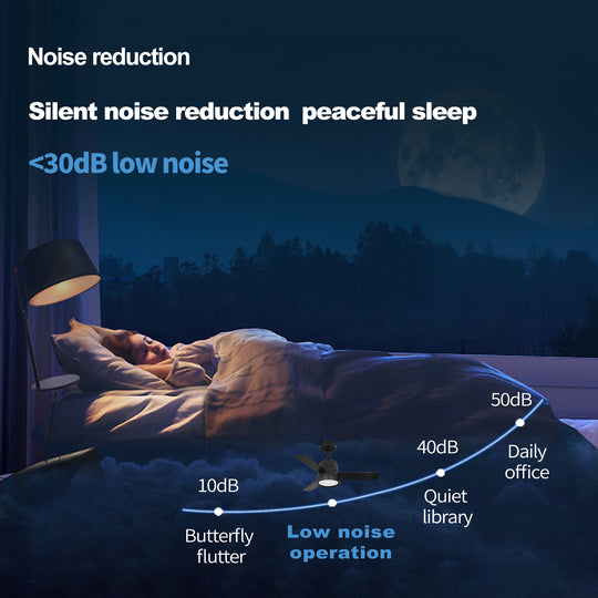 MGN25016 Mini 36 Inch Black Wall Control Ceiling Fan