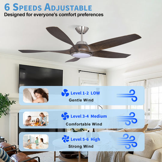 MGN24033 Remote Control Decorative Ceiling Fan
