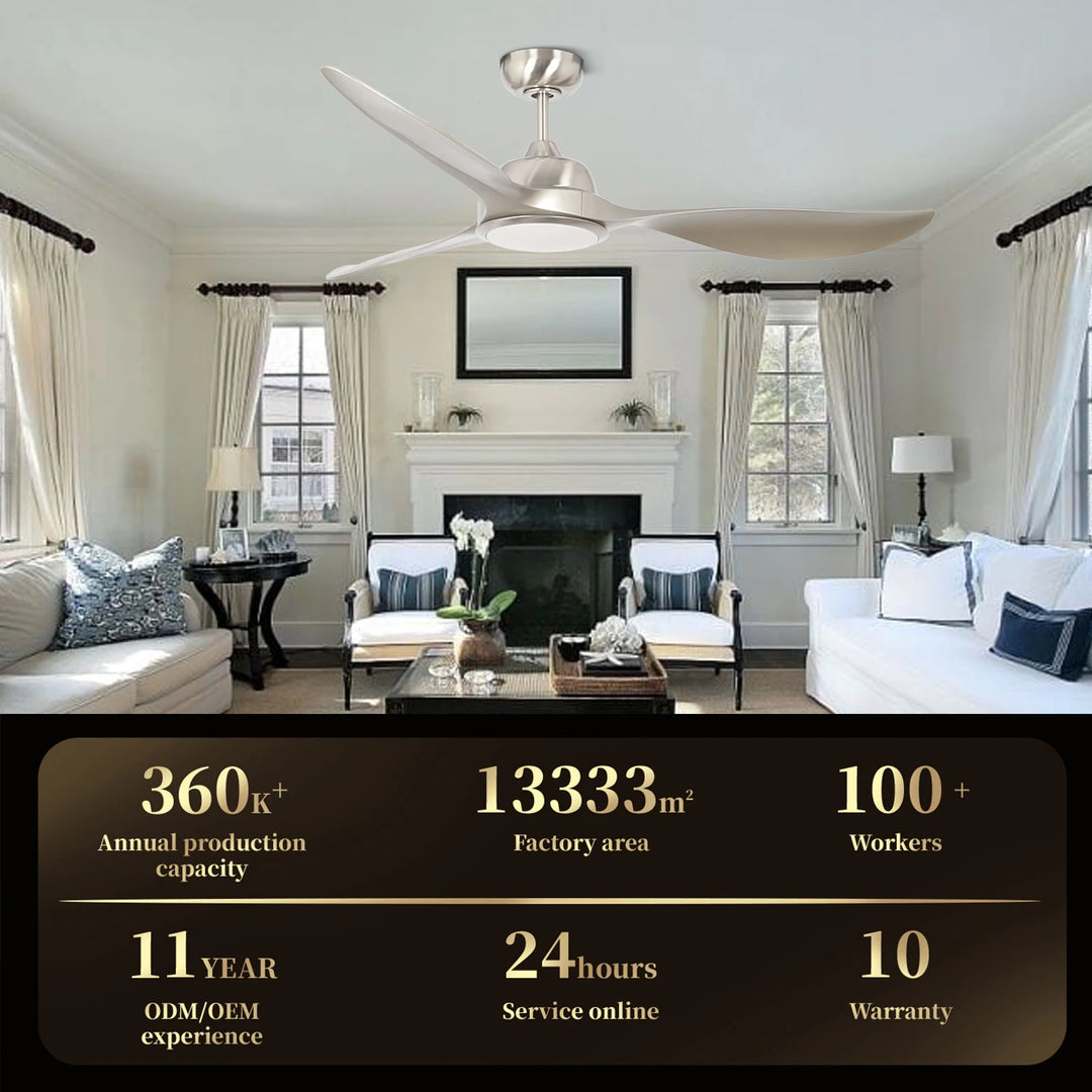 CF34812 Energy Saving Dc Motor ABS Blade Ceiling Fan