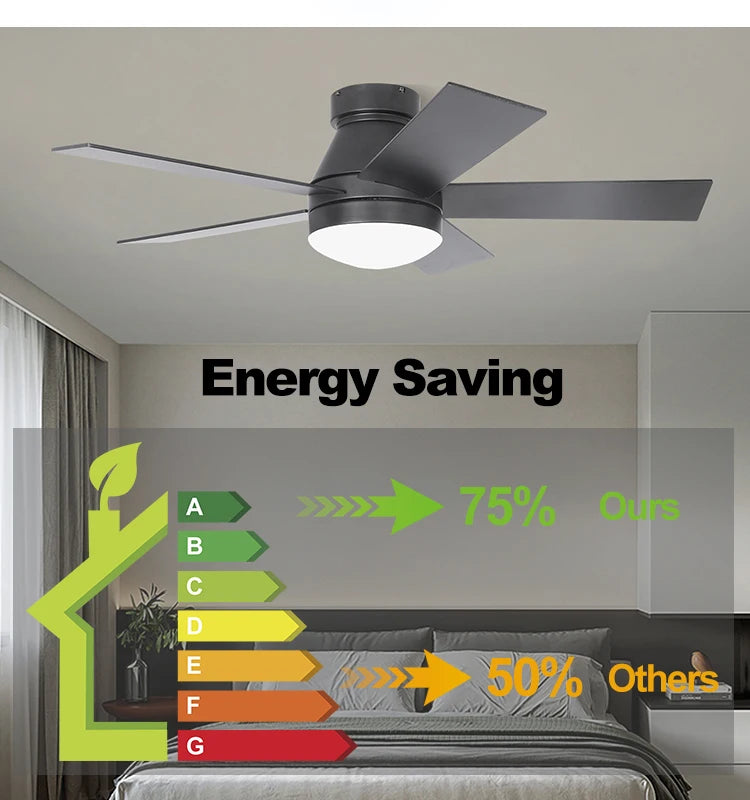 CF42902 Noiseless 5 Plywood Blades Ceiling Fan Remote Control