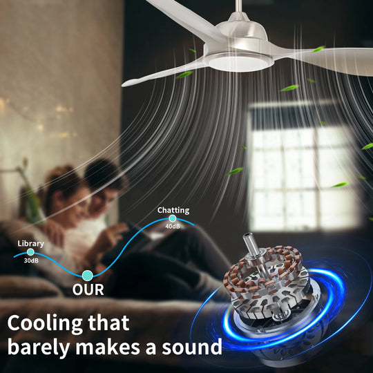 CF34812 Energy Saving Dc Motor ABS Blade Ceiling Fan