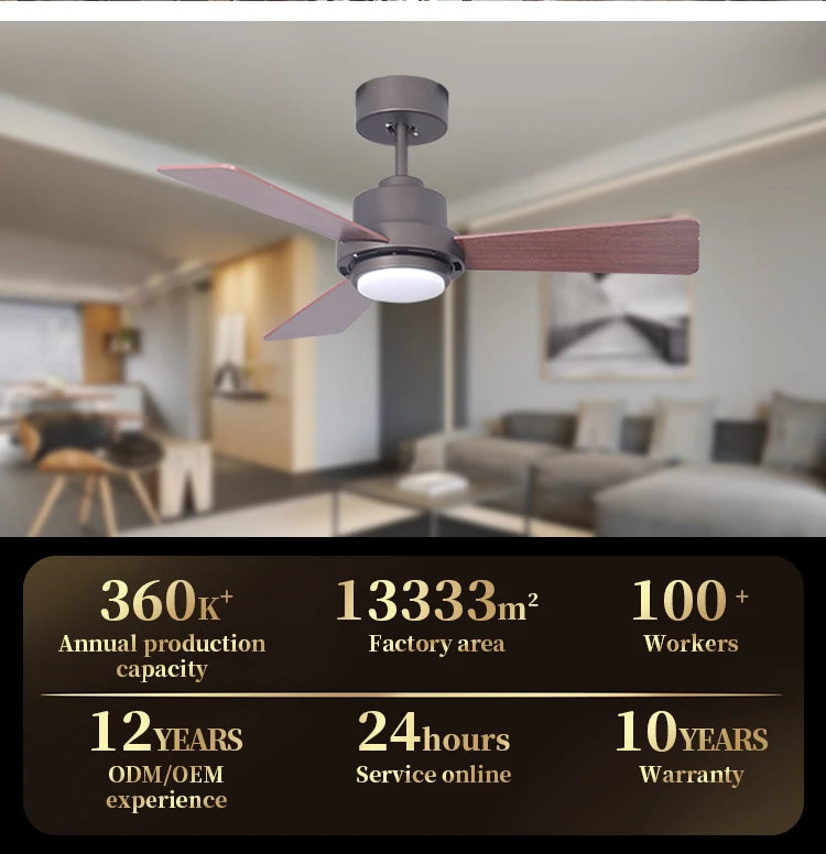 Modern European Style Dc Motor 36 Inch Mini Decorative Ceiling Fan Indoor Remote Control Ceiling Fan With Light
