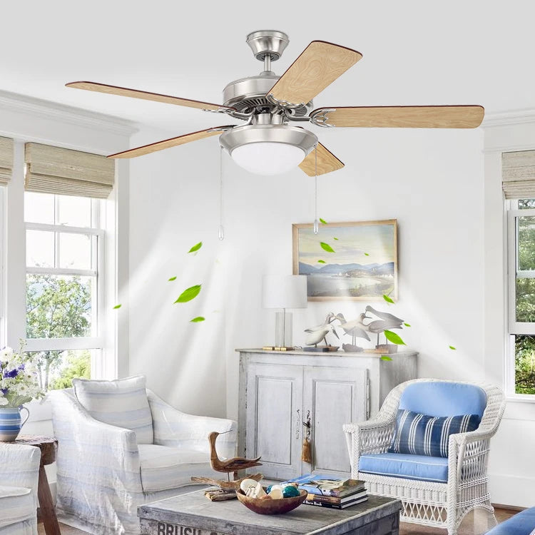 Wholesale Indoor Energy Saving Low Noise Ac Motor 3 Speed Chandelier Led Ceiling Fan for Dinning Room