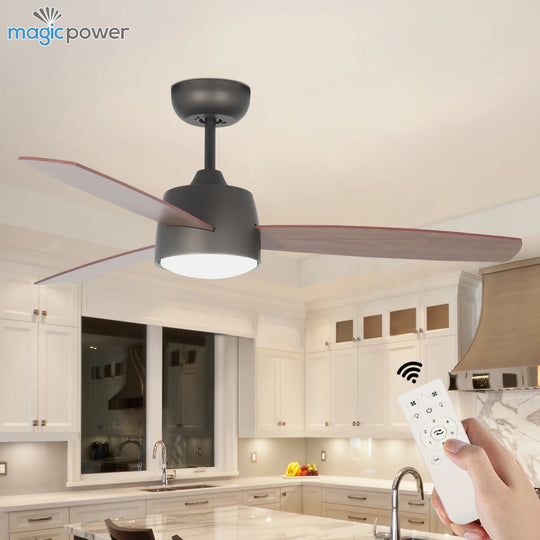 MGN24002 46 Inch DC Motor Dimmable Light Remote Control Indoor Ceiling Fan