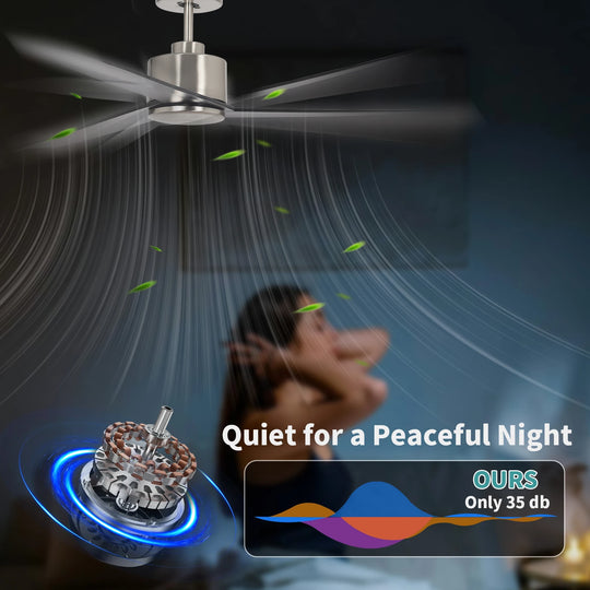 Modern Simple Dc Motor Indoor Outdoor Electric 52 Inch Ceiling Fan With Remote Control