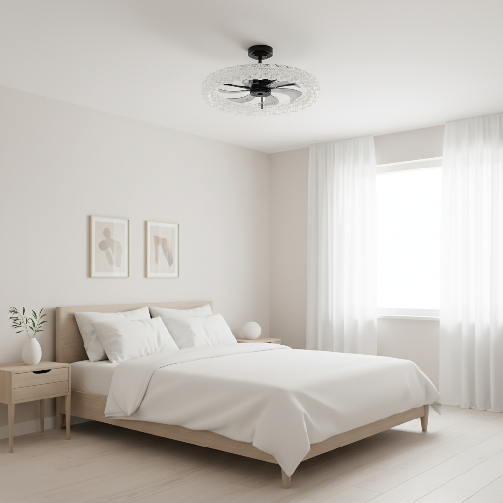 CF26-7-19-BK Home LED Fandelier ceiling fan